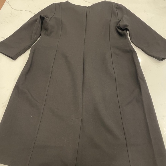 Seraphine Black Zip Detail Maternity Dress - Picture 7 of 9